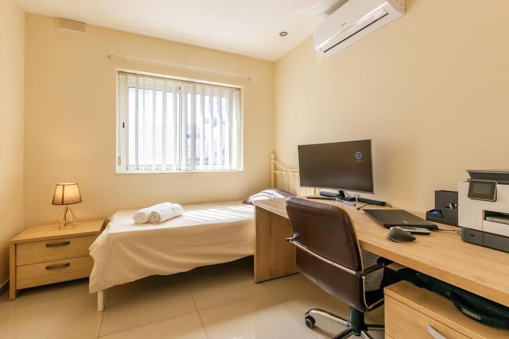 Modern 3 Bedroom Apartment Close To Paceville And Beach Is-Swieqi Exterior photo